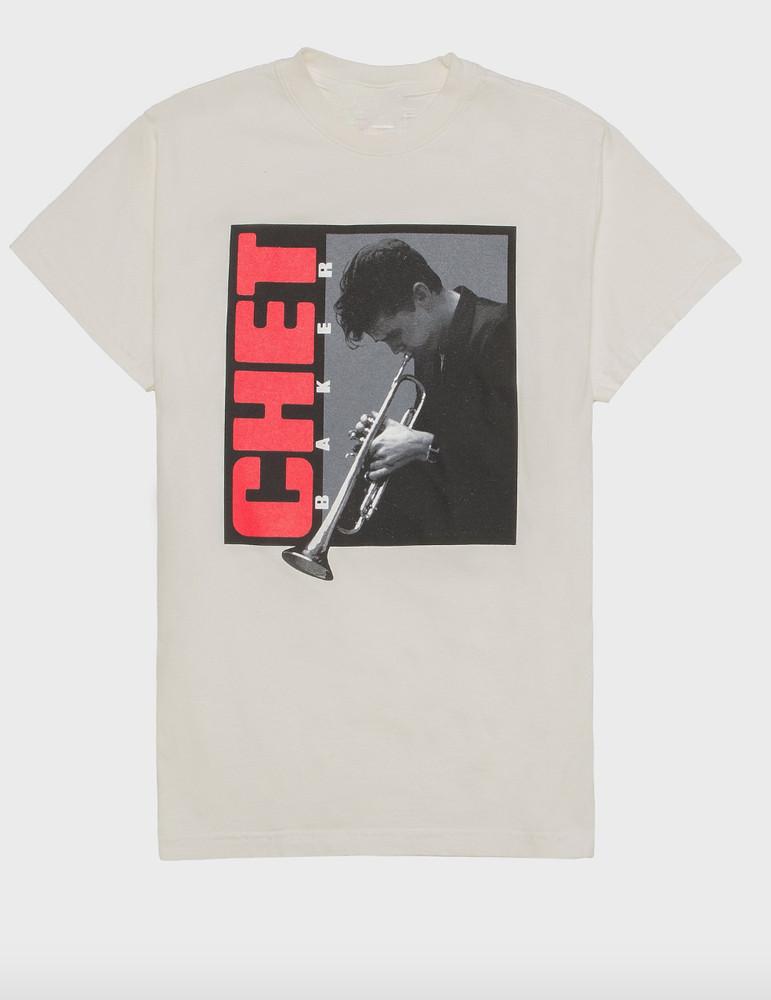 

Vintage Chet Baker Short Sleeve White All Size Men Women Tee Shirt Unisex T-Shirt XXL