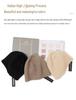 Kangsai Ni Women's 100% Pure Cashmere Knitted Hat - Fashionable & Warm for Autumn/Winter