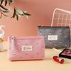 Travel Nylon Small Coin Purse Canvas Cosmetic Bag Rectangle Storage Bag Toiletry Organizer Purse