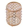 Crystal Cosmetic Brushes Holder Organizer Metal Plated L