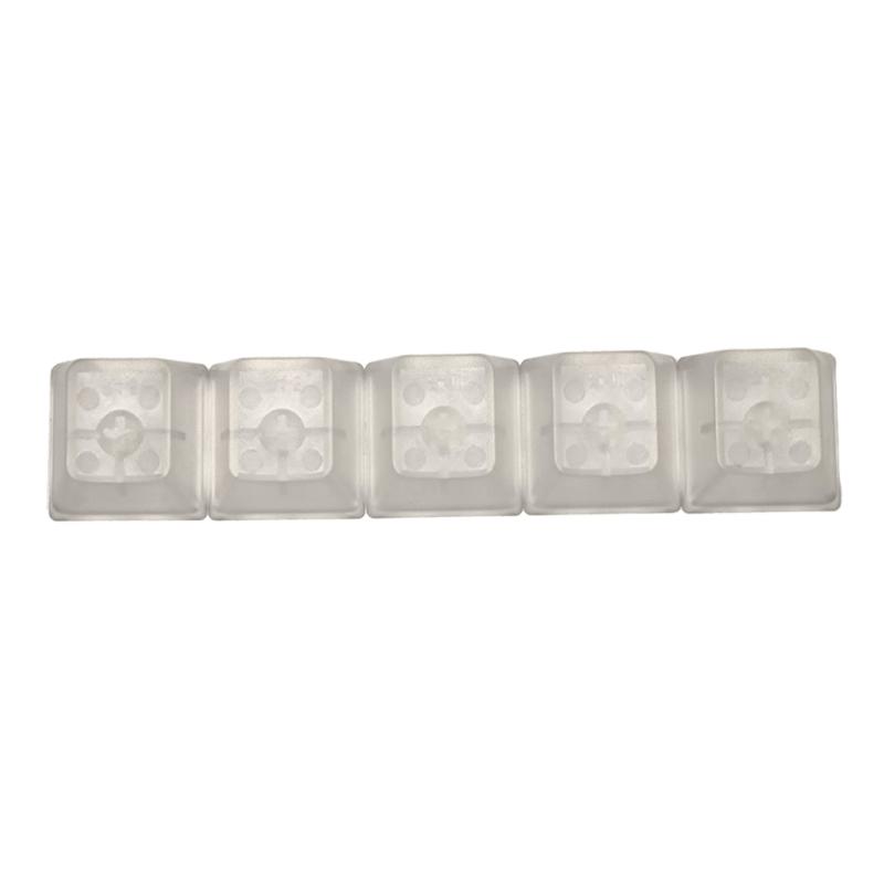 CherryProfile Blank Keycaps ABS Frosted Transparent Translucent R4 Keycap for Mechanical Keyboard Switches 5/10PCS