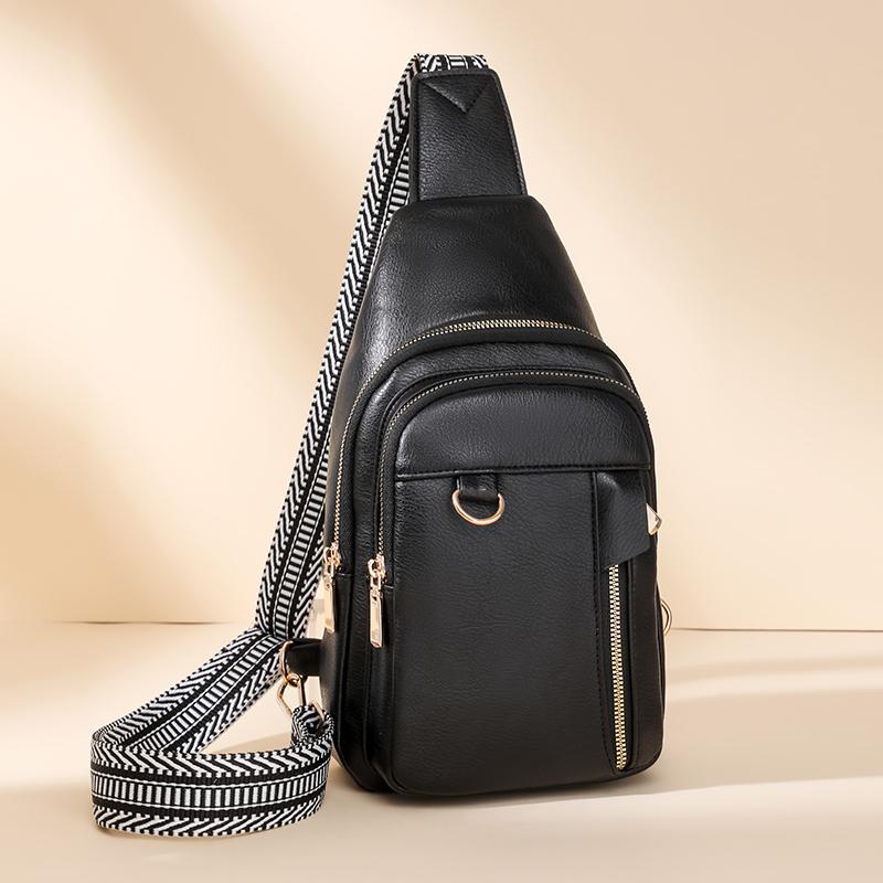 Kožená taška přes rameno Taška přes rameno Multifunkční voděodolná crossbody taška pro ženy