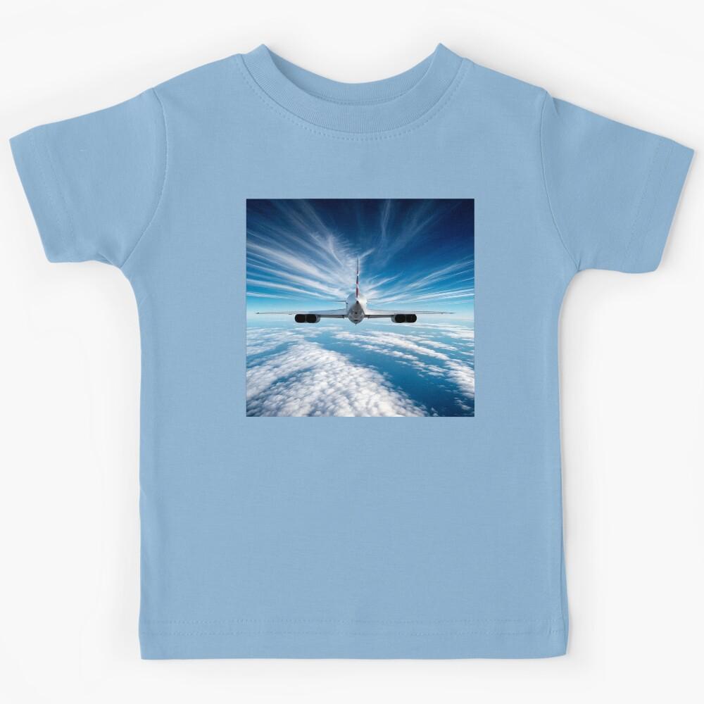 Beyond the Horizon: Concorde from Behind Kids T-Shirt 110