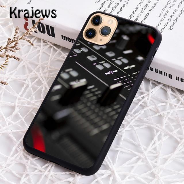 Krajews DJ Mixer Music Soft Phone Case Cover For iPhone 17 Air 16 15 14 Plus 11 12 13 Pro Max Coque Shell Fundas