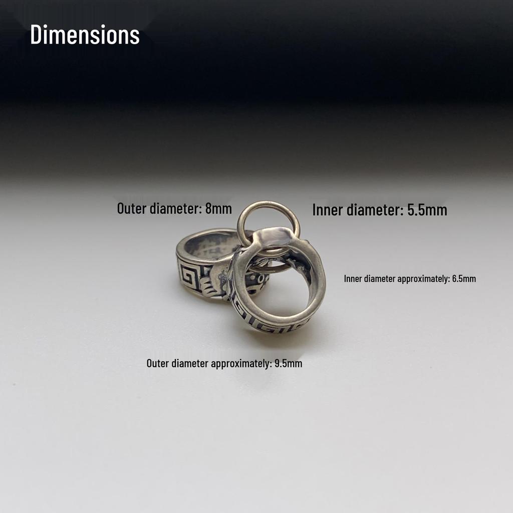 Colorful Retro Animal Face Bracelet with Biting Ring, Spacer Beads, Buri & Bodhi Seeds, Vajra Wenyuan Accessories