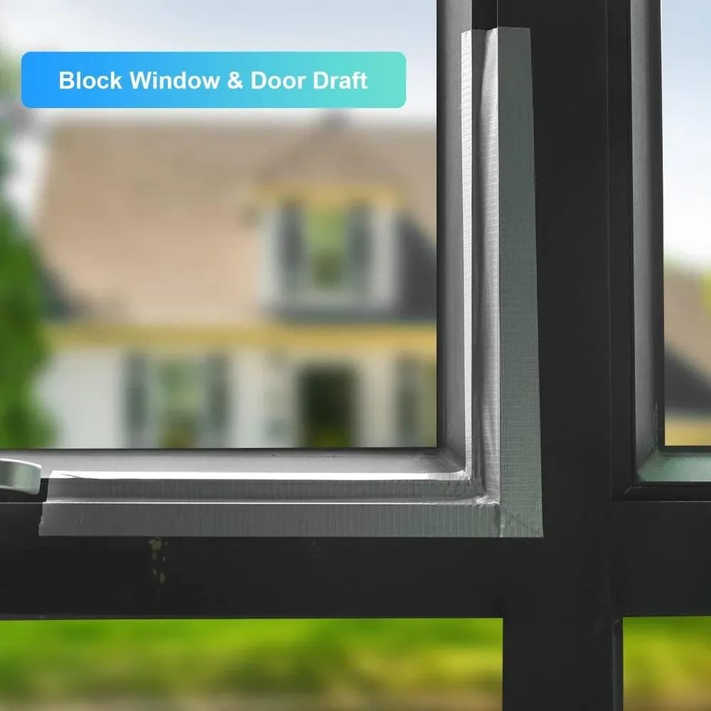 Sealing Tape Windproof Window Self Adhesive Seam Sealing Strip Strong Dustproof Waterproof Duct Tape Door Weather Stripping