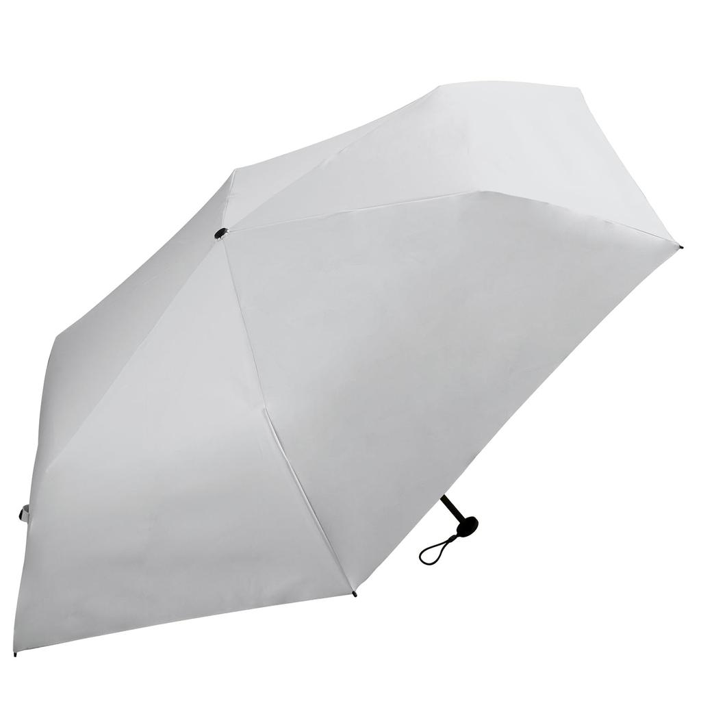Sugihara TONICAL Folding Umbrella 55cm Mini Black Sun and Rain UV Sun Water Simple 6915 - Ultra-lightweight, Umbrella, Laminated, Gray, Plain,
