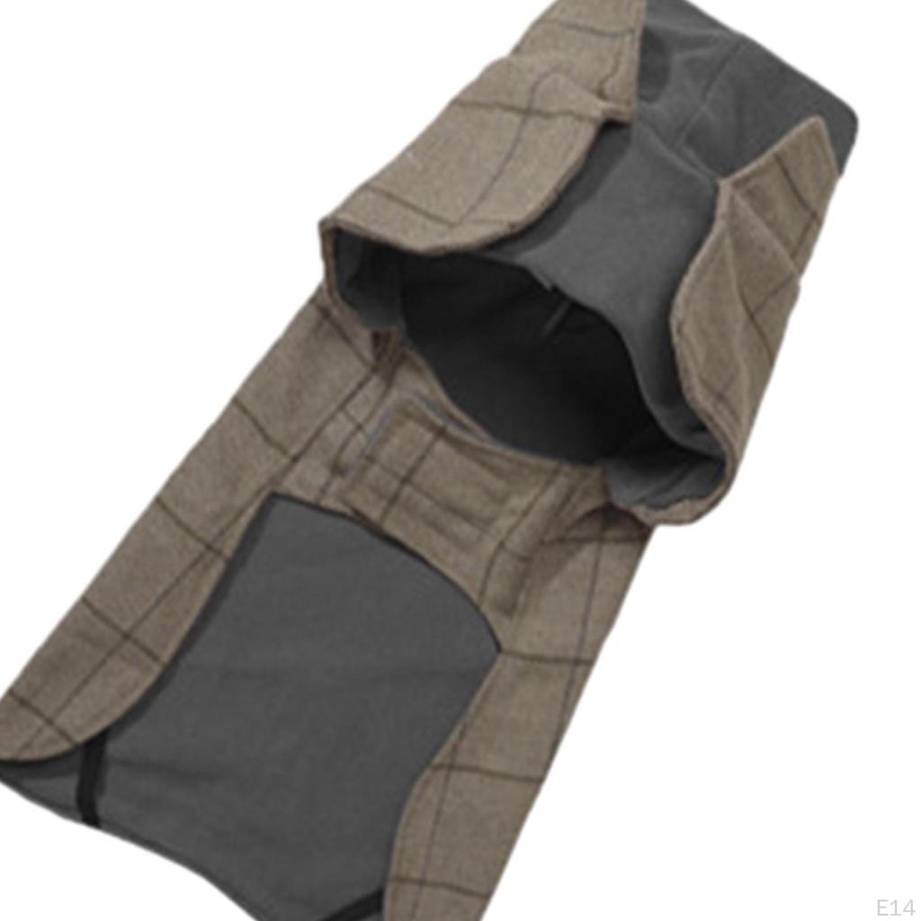 Gemütliche Hundejacke für mittelgroße und große Hunde mit Öffnung für das Geschirr – Winter-Oberbekleidungspark