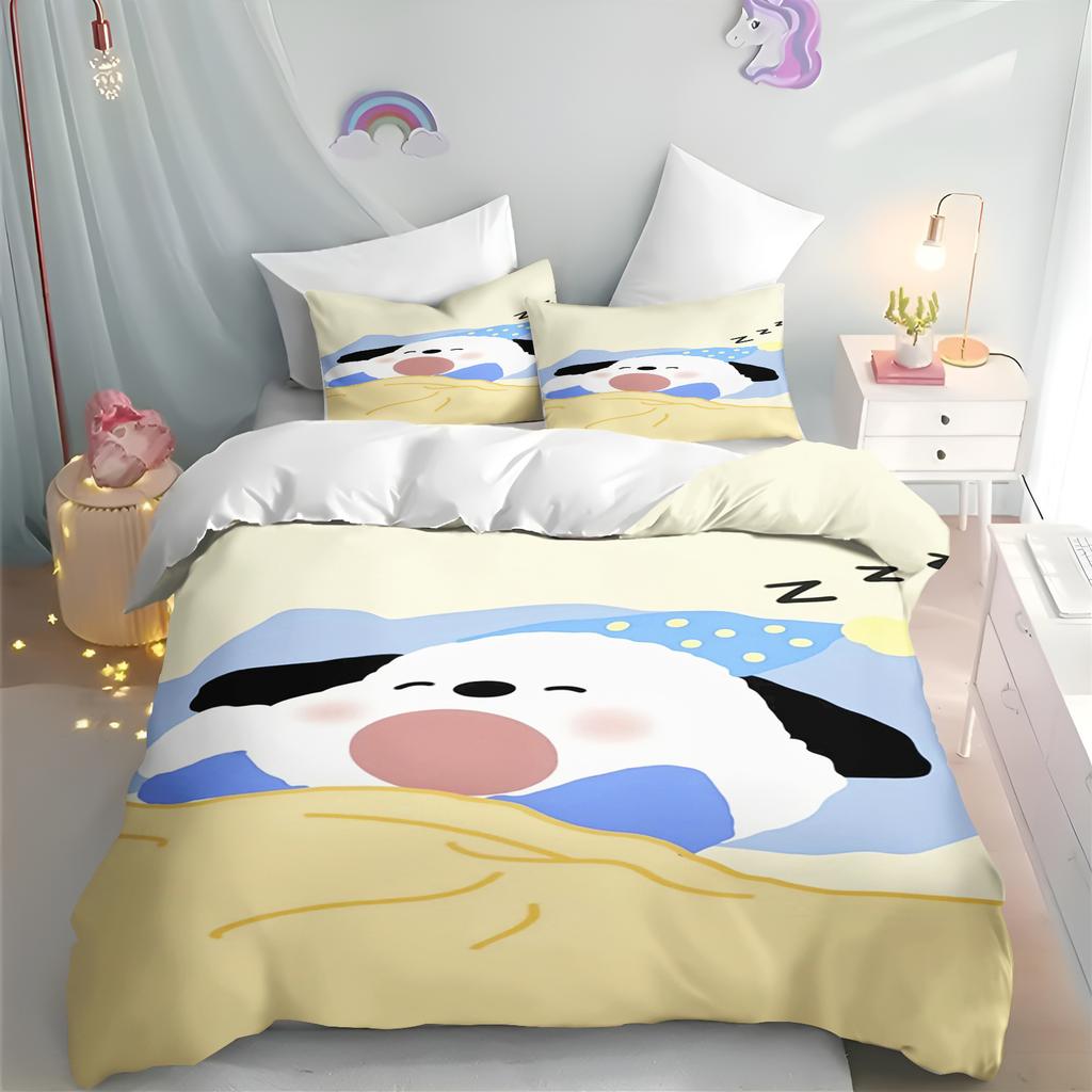 Cinnamoroll Hello Kitty Cartoon Duvet Cover Sanrio Anime Luxury Bedding Set Children Grade A Printed Queen Size Home Modern