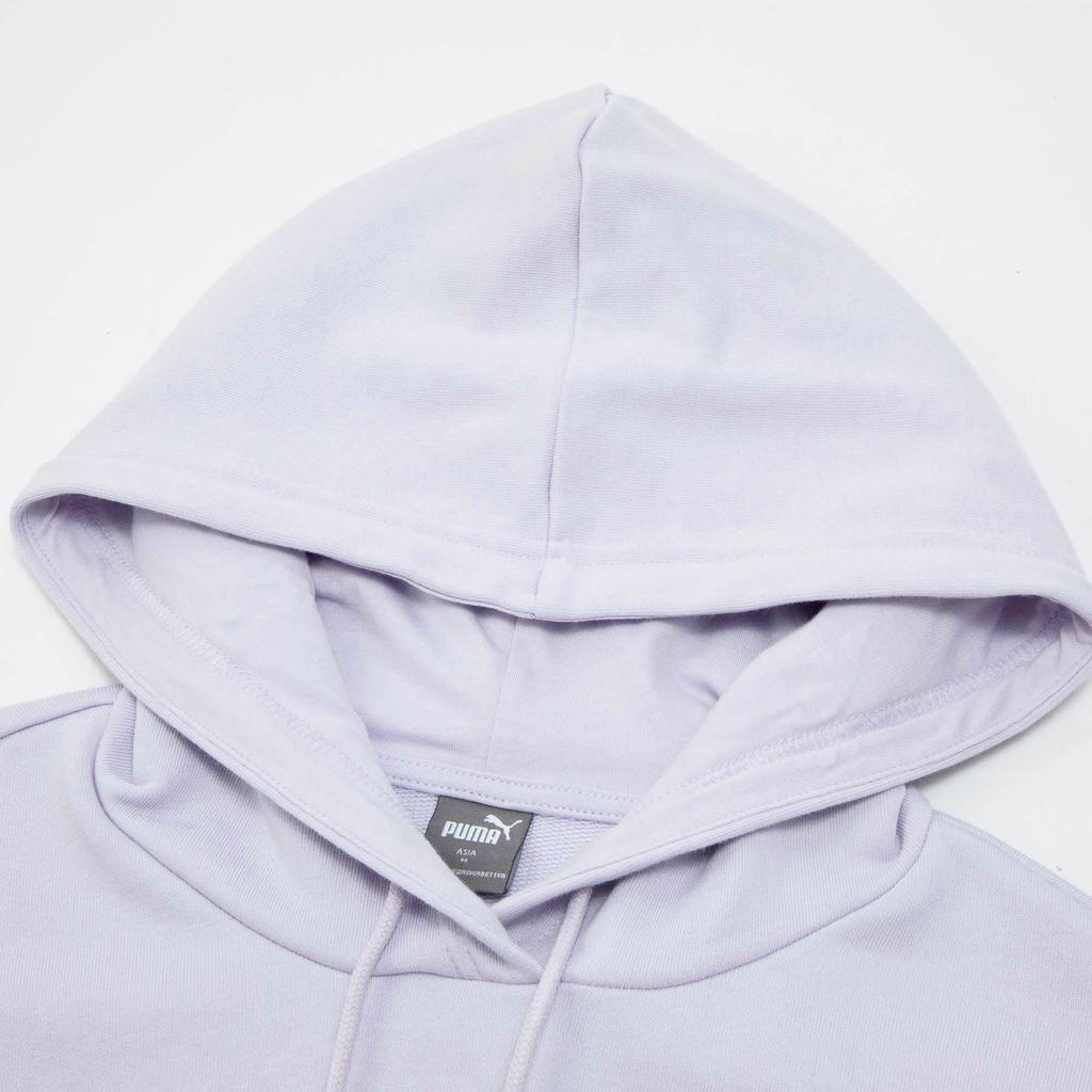 Puma Hooded Letter Logo Print Casual Pullover Sweatshirt Women sweatshirt Light-Purple 683870-68