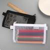 High Quality Student Nylon Transparent Pen Box Pencil Bag Pen Bag Case Mesh Pencil Case Pencil Case