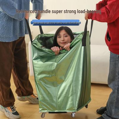 Large Capacity Waterproof Storage Bag with Wheels - Durable and Wear-Resistant for Moving