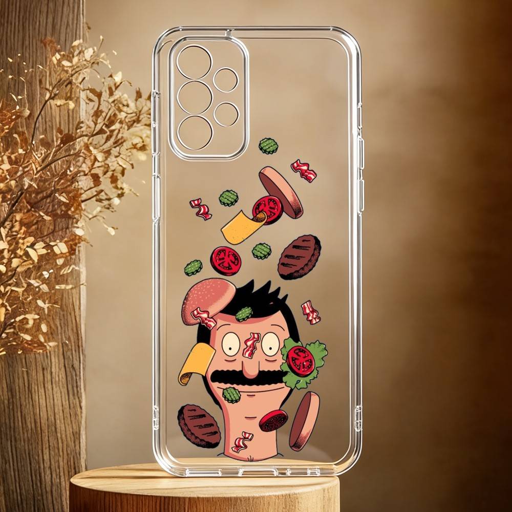 B-Bob's B-Burgers-RS Phone Case For Samsung Galaxy A71,A70,A52,A51,A40,A30 Transparent Cover