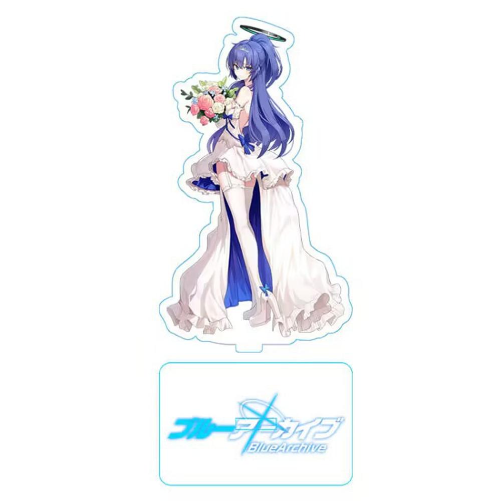 Hot Anime Blue Archive Takanashi Hoshino Cosplay Game Acrylic Action Figure Stand Model Toy Decor Prop Fans Collection Gift