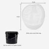 20Pcs 5 Gallon Regular Fine Mesh Bag Strainer, Elastic Top Paint Strainer, Super Tuff White Bag Filters for Use with Paint Guns and Sprayers or