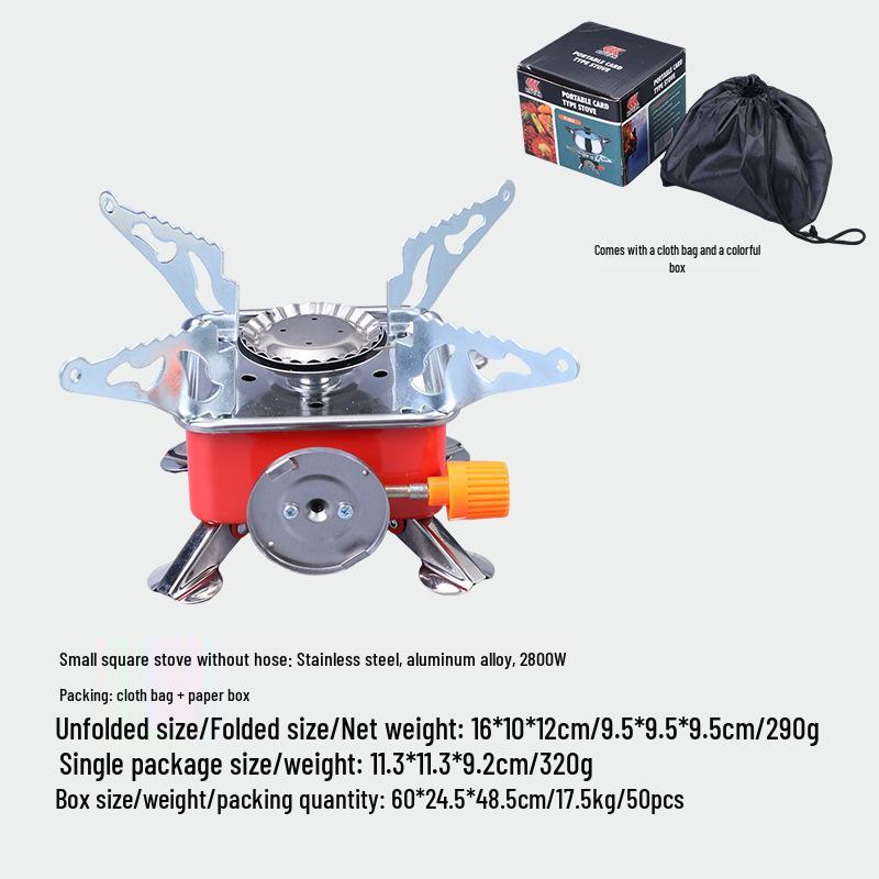 Windproof Folding Camping Stove for Outdoor Cooking