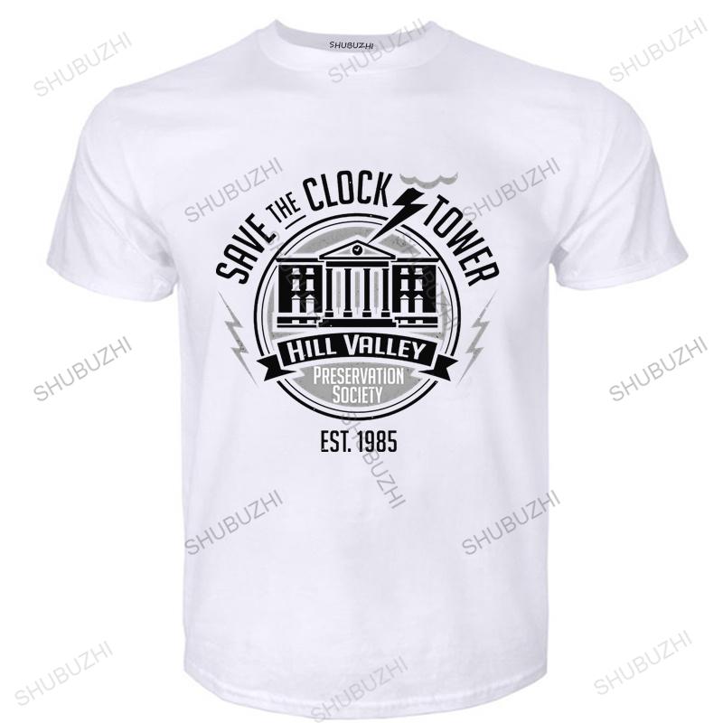Men's Harajuku T-shirt  Top Male Brand Hip Hop Short Sleeve Back To The Future Tshirt Female Vintage Crewneck T-shirt