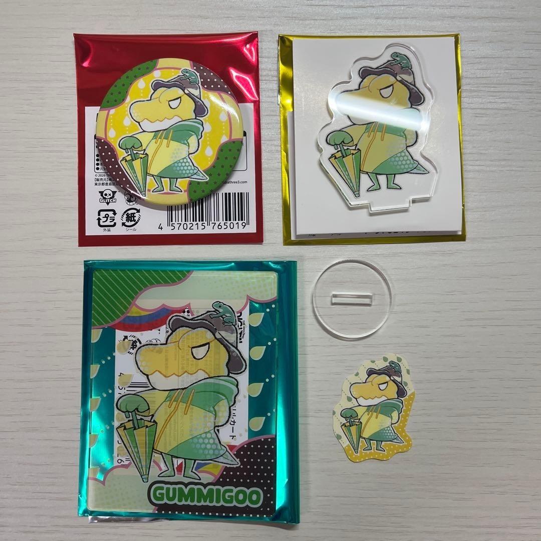 Amazing Digital Circus Acrylic Stand Card Gummigoo Goods Set 4 Rainy Day