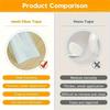 5/10 Rolls Super Strong Adhesive Double-sided Tape - Suitable for Walls,Glass,Fabrics, Wood,And Metal - Very Suitable for Home
