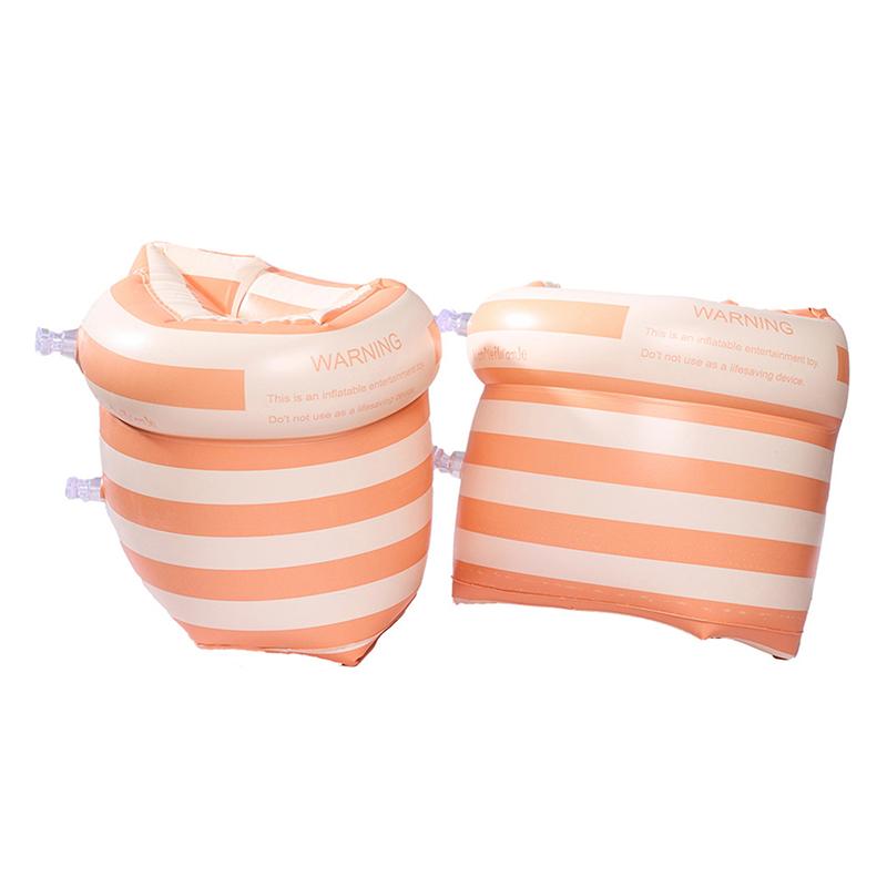 1Pair Cartoon Printing Swimming Arm Floaties Inflatable Swim Arm Bands Floater Sleeves For Adults And Kids