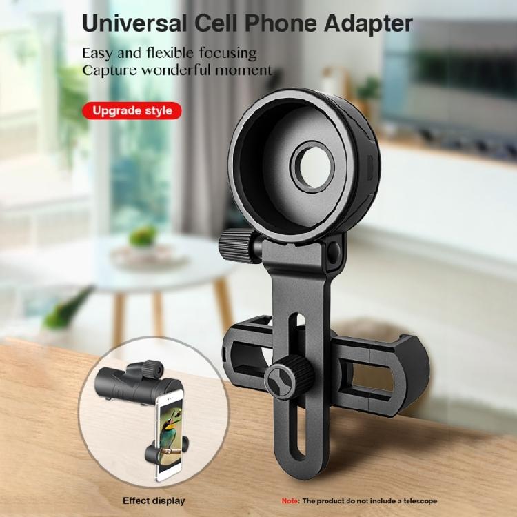 Light Weight Portables Phone Brackets Telescopic Observation Phone Mount for Camping & Uranological