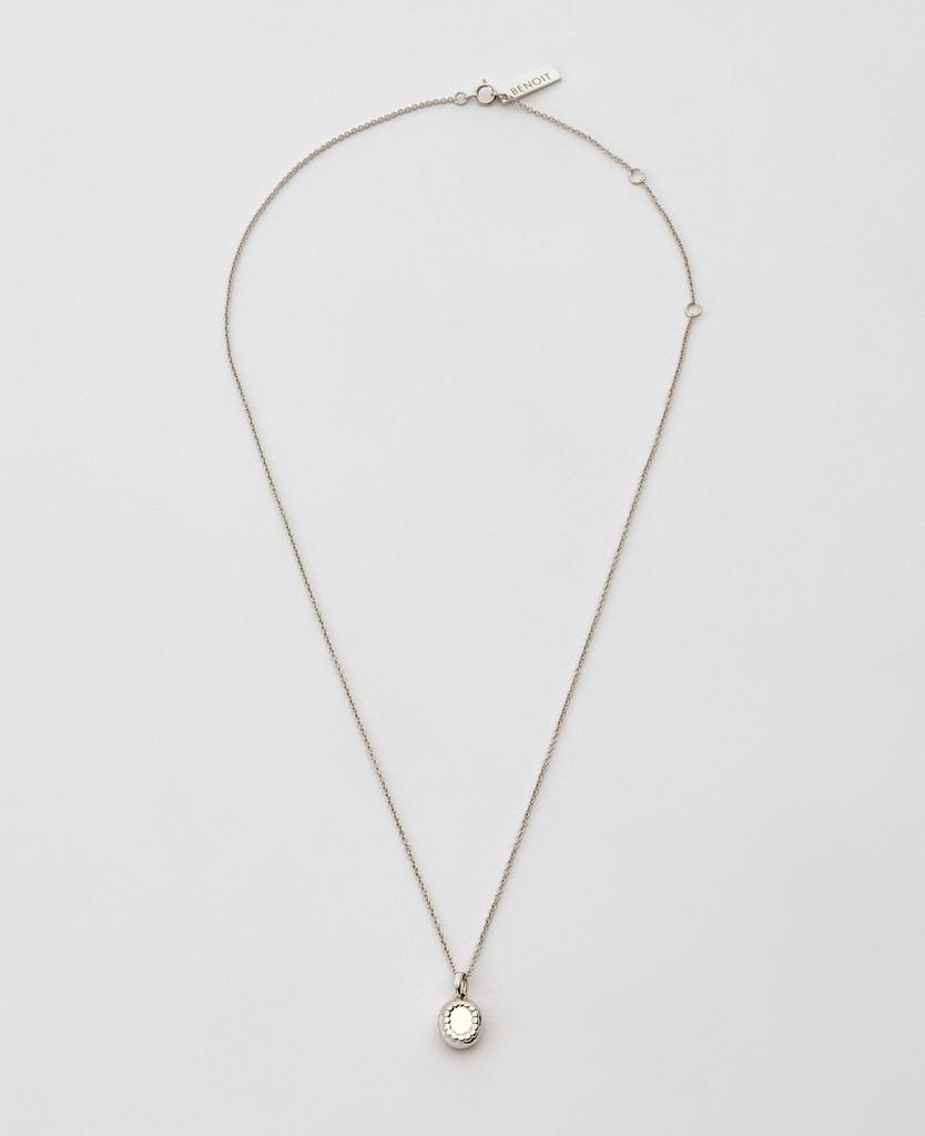 Benoit Nk03Sl Oval Dot Pendant [Silver]