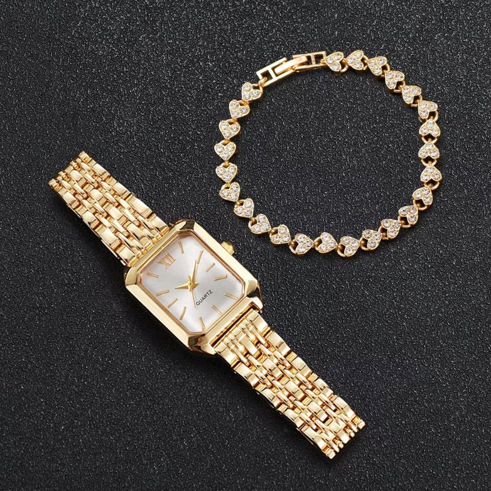 Fashion Women Quartz Watch Rectangle Ladies Wristwatches Girls Clock Festival Gift