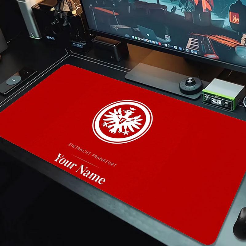 Eintracht Frankfurt Custom Name Large Size Mouse Pad Large Gaming Table Cushion Non-slip Laptop Tablet Big Mousepad XXL Mat Mini PC Playmat With Lock 