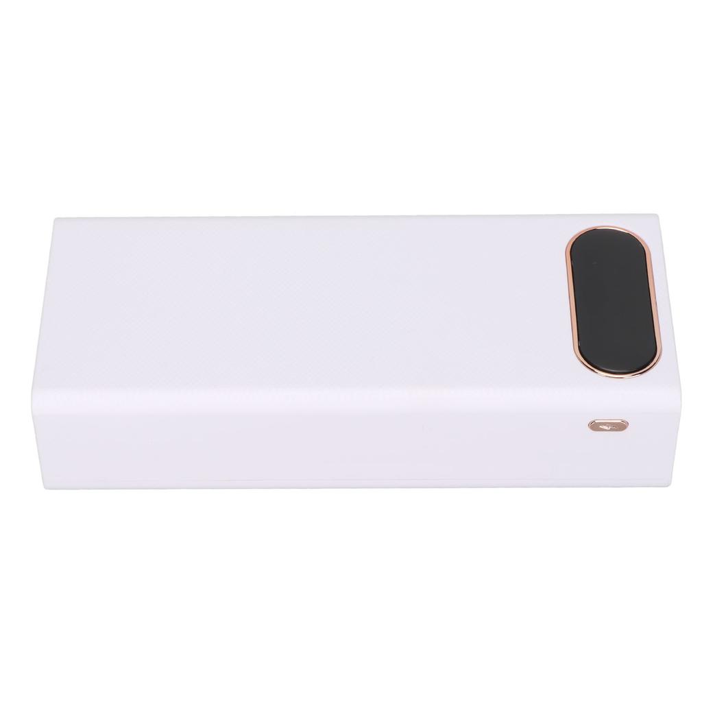 L16 16x18650 DIY Powerbank 2 USB-Ausgang 22,5W Schnellladung Batterieboxgehäuse mit LCD-Display und Micro Typ C