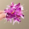 Elegante Blume Haarklammer 3D Exquisite Florale Haarklammer Stoff Frisch und Süß Seitenhaarklammer Für Hochzeiten Partys und Tägliches Tragen