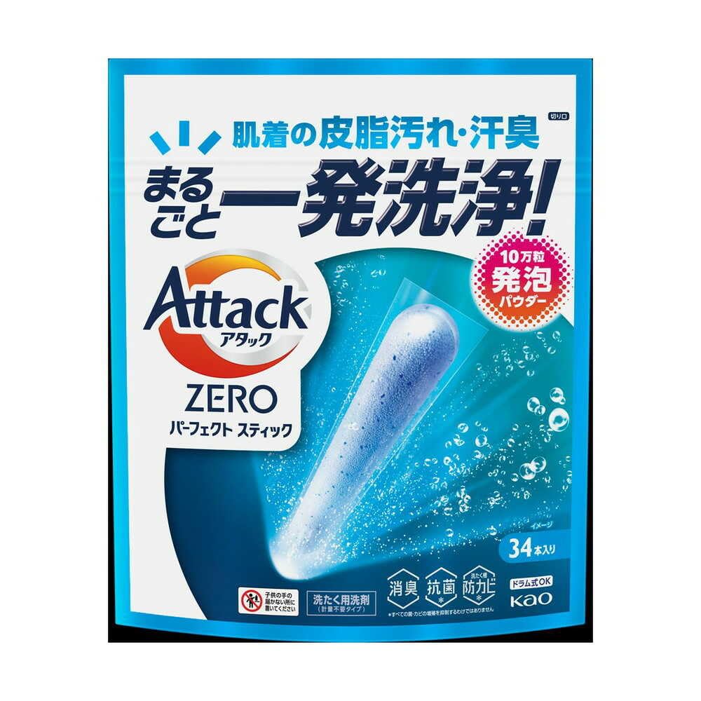 Attack Kao ZERO Perfect Extra 34 Sticks Sticks, Large,