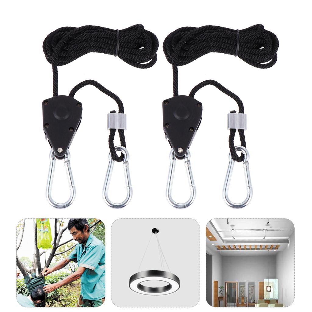 Buy 1 Set Lifting Ropes Metal 1/8 Inch Durable Adjustable Rachet Tie ...