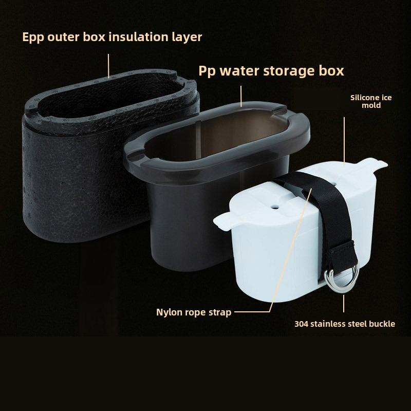 

1pcs Reusable Plastic Transparent Ice Ball Mold - Bar Whiskey Ice Cube Tray Sphere Ice Maker for Cocktails & Home Use чёрный