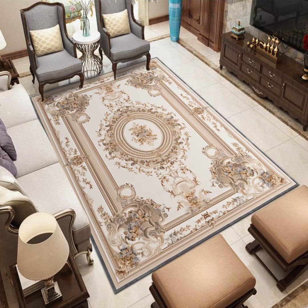 

Luxury Nordic Style Home Living Room Carpet Hotels Homestays Soft Floor Rug Kids Bedroom Carpets Lounge Large Mats Customizable 60x90cm