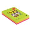 Pack 2 Super Sticky XXL Pads + 1 Super Sticky Pad Offered - POST-IT - 3 Colors