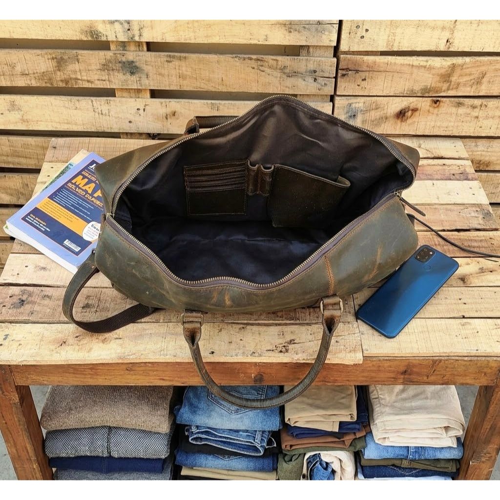 Sac de sport en cuir, week-end en cuir fait main, sac de sport, sac de voyage de vacances, sac de voyage en cuir, sac de nuit, fourre-tout en cuir