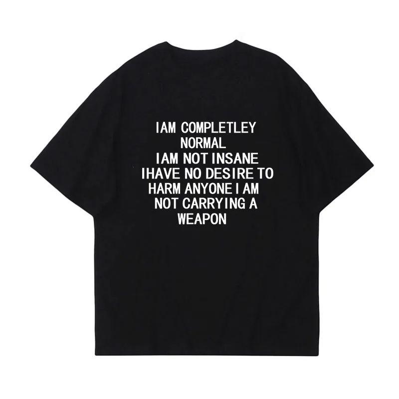 Harajuku Fashion Short Sleeve Y2k Casual Tops Oversized Sample Letter Print Cotton Tees Streetwear Aesthetic Clothing Unisex