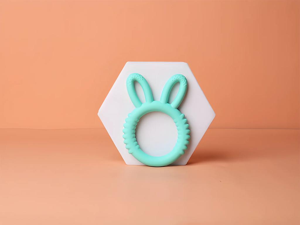 Non-Toxic Baby Silicone Teether Bunny Baby Pacifier Bite Happy Children Teething Toys Maternity & Baby Products