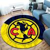Club America Round Area Rug,Carpet Rug for Living Room Bedroom Sofa Playroom Decor,Non-slip Floor Mat