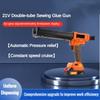 21V Fully Automatic Beauty Seam Glue Machine Household Repair Power Tool Electric Double Tube Glue Gun