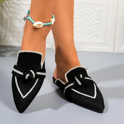 Women's Shoes Loafers Ballet Flats Pointed Toe Barefoot Slip-on Casual Low Heel Luxury Brand Woman Shoe New In Butterfly Mules