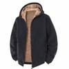 Chaqueta de Polar con Capucha para Hombre en Stock: Sherpa Espeso Otoño/Invierno