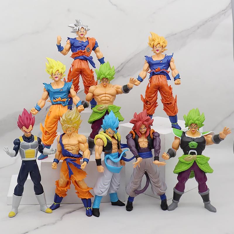 Anime Hand To Do the Seven Dragon Ball Super Saiyan Sun Wukong Bejit Gogeta Model Ornament Dolls