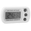 2Pcs Waterproof Digital Refrigerator Fridge Thermometer -20~50℃ Digital Freezer Thermometer White