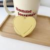Leather Heart-Shaped Magsafe-Compatible Magnetic Phone Holder - Retractable, Foldable, Strong Adsorption