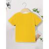 European sizes Sweet Messenger with Cute Face Boys' New Casual Short-sleeved T-shirt for Summer Children's Round Neck Clothing Printed T-shirt