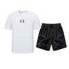 Li Ning Fitness Sets Men's Crew Neck Moderate GKMB-YHST199+LSKV407