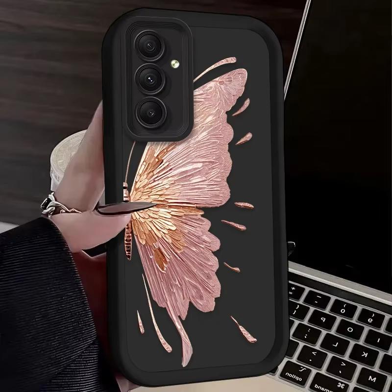 Beautiful Painting Butterfly Phone Case For Samsung Galaxy A14 A15 S21 S22 S23 S24 S255G FE Plus Ultra A25 A35 A52 A53 A54 A55