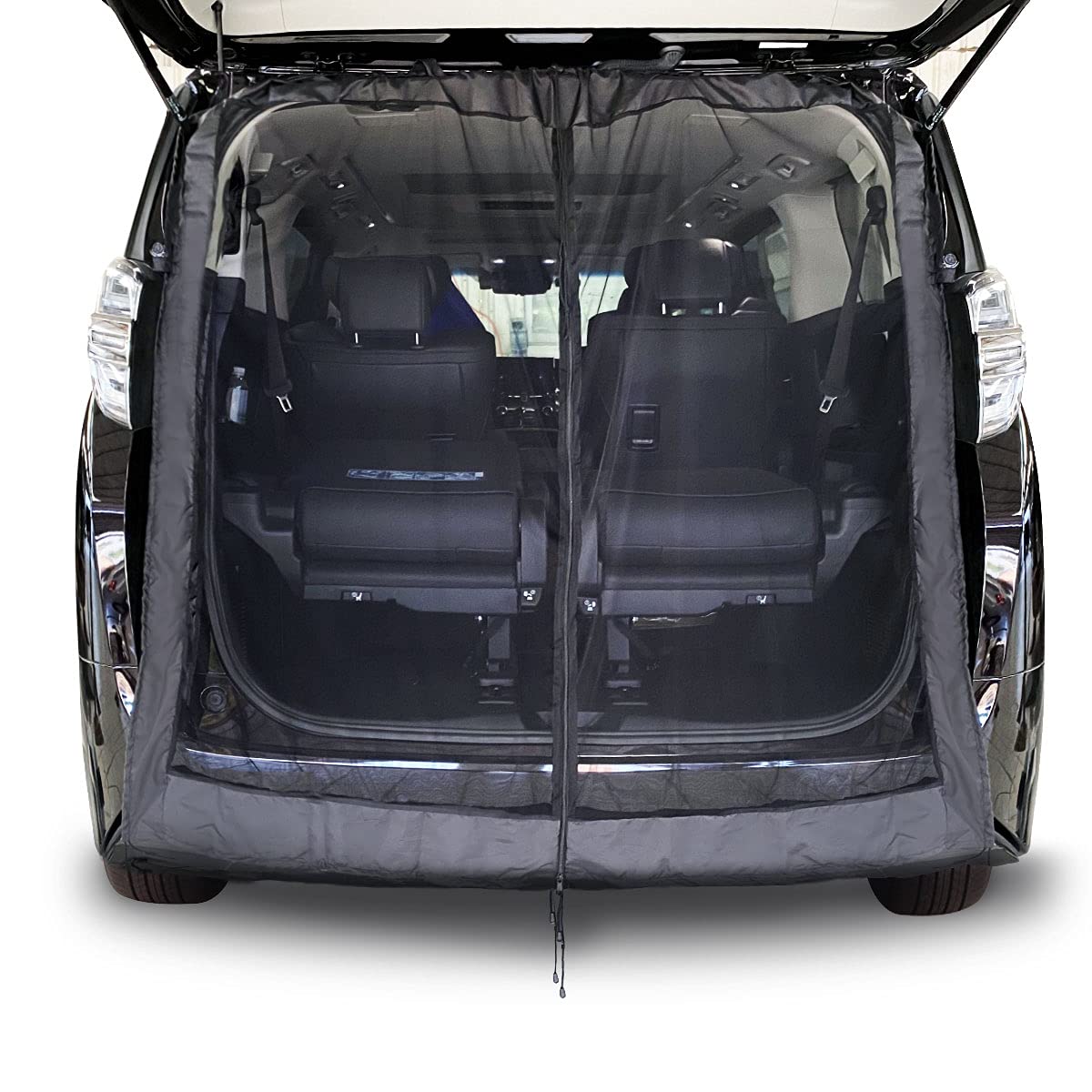 

AUTOSKY Insect Repellent Net for Car Rear Car Magnetic Slide Magnetic Easy Car Camping 168cm Wide x 157cm Car Accessories Gate, Curtain, Mount,