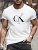 Luxuriöse Marke Modisches Cartoon-Buchstabenprint Rundhals Streetstyle Kurzarm-T-Shirt Trendiges Herren Sommer Y2K Oberteil